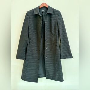 Express black trench coat, women, size 7/8.